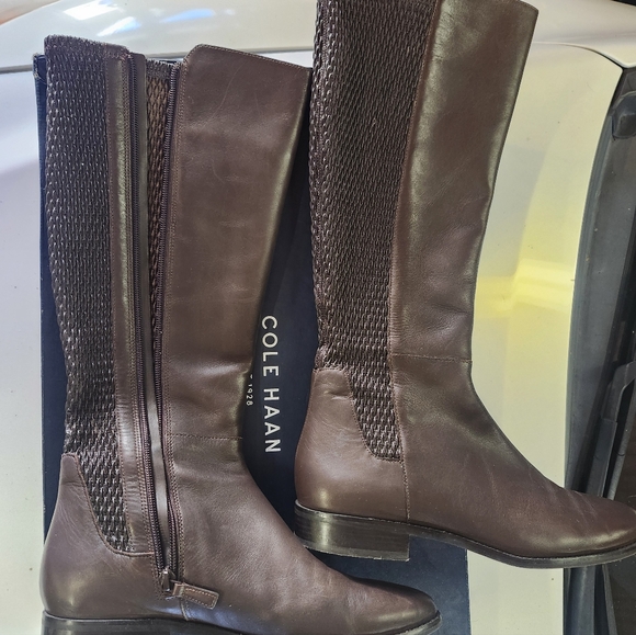Cole Haan brown riding boots - Picture 9 of 10